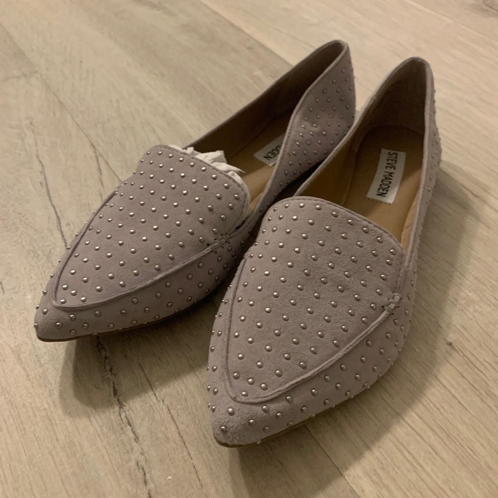 Steve Madden studded flats